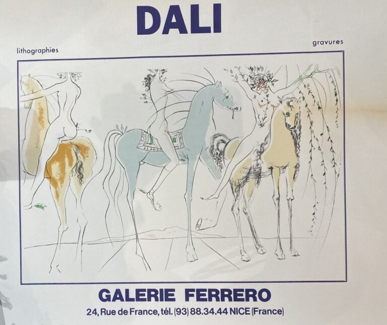 Ensemble d'affiches de la galerie Ferrero, Art Croisette Galerie, Galerie de la…