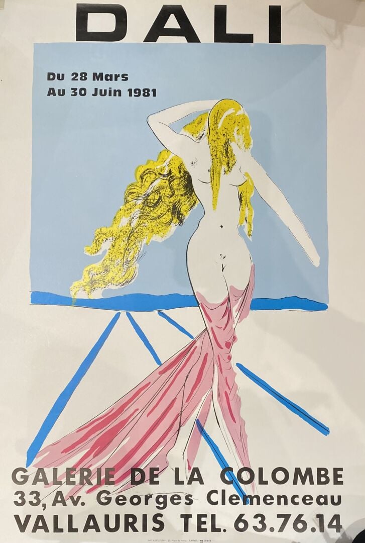 Ensemble d'affiches de la galerie Ferrero, Art Croisette Galerie, Galerie de la…