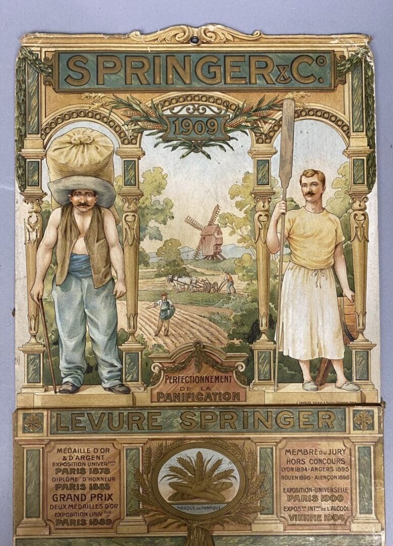 Ensemble d'enseignes publicitaires sur cartons, impression, et divers comprenan…