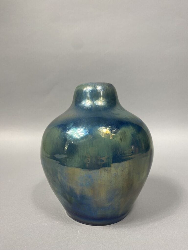Ensemble de céramiques comprenant : - - Alphonse CYTERE (1851-1941), vase en cé…