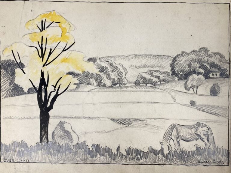 Ensemble de lithographies et reproductions comprenant Slobodan, Irène Pages, et…