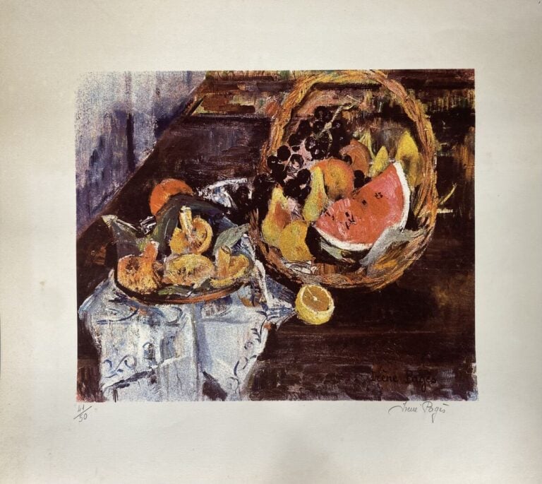 Ensemble de lithographies et reproductions comprenant Slobodan, Irène Pages, et…