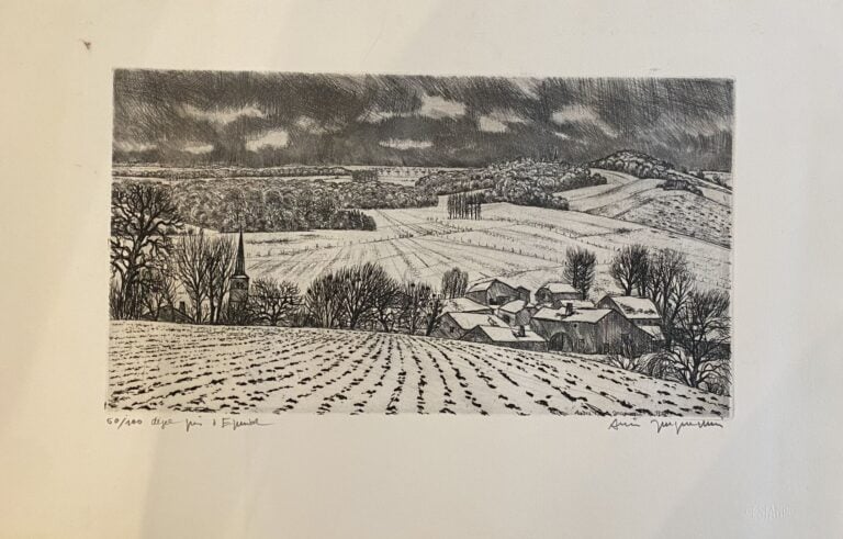 Ensemble de lithographies, gravures, impressions divers comprenant des composit…