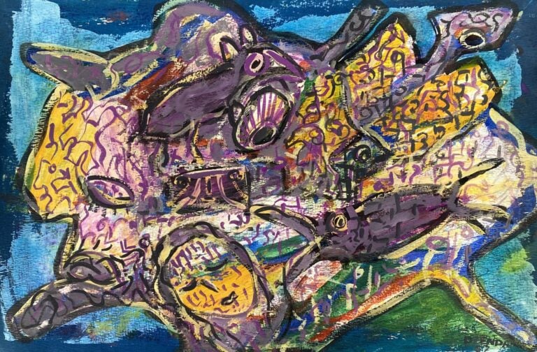 François OZENDA (1923-1976) - Ensemble d'une quarantaine de peintures et dessin…