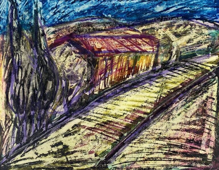 François OZENDA (1923-1976) - Ensemble d'une quarantaine de peintures et dessin…