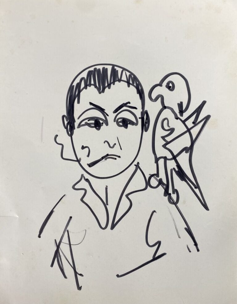 François OZENDA (1923-1976) - Ensemble d'une quarantaine de peintures et dessin…
