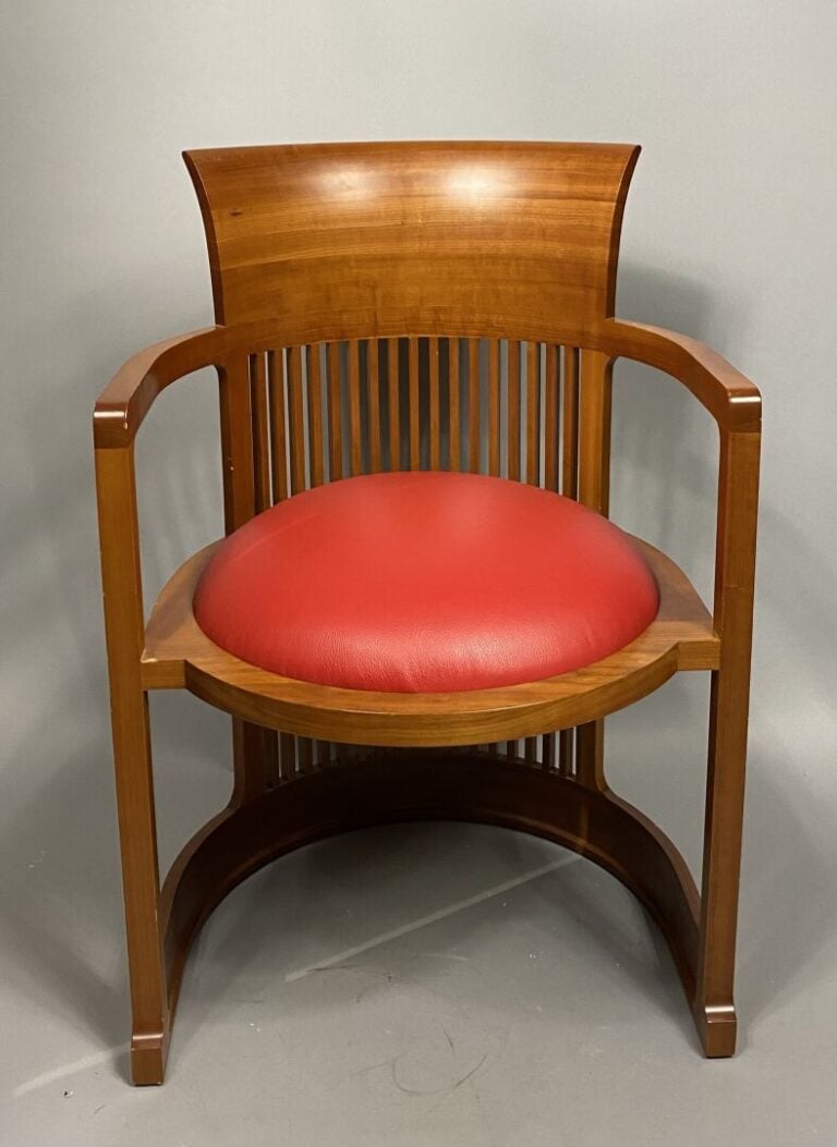 Frank LLOYD WRIGHT, d'après un modèle de CASSINA, édité par - Suite de quatre f…