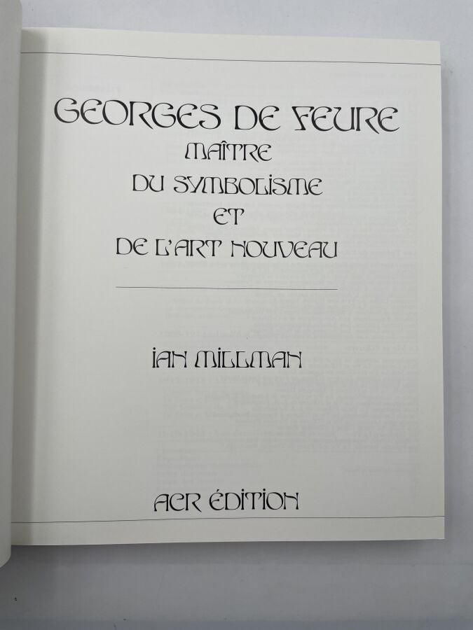 GEORGES DE FEURE - IIian Millman, Georges de Feure. Maitre du Symbolisme et de…