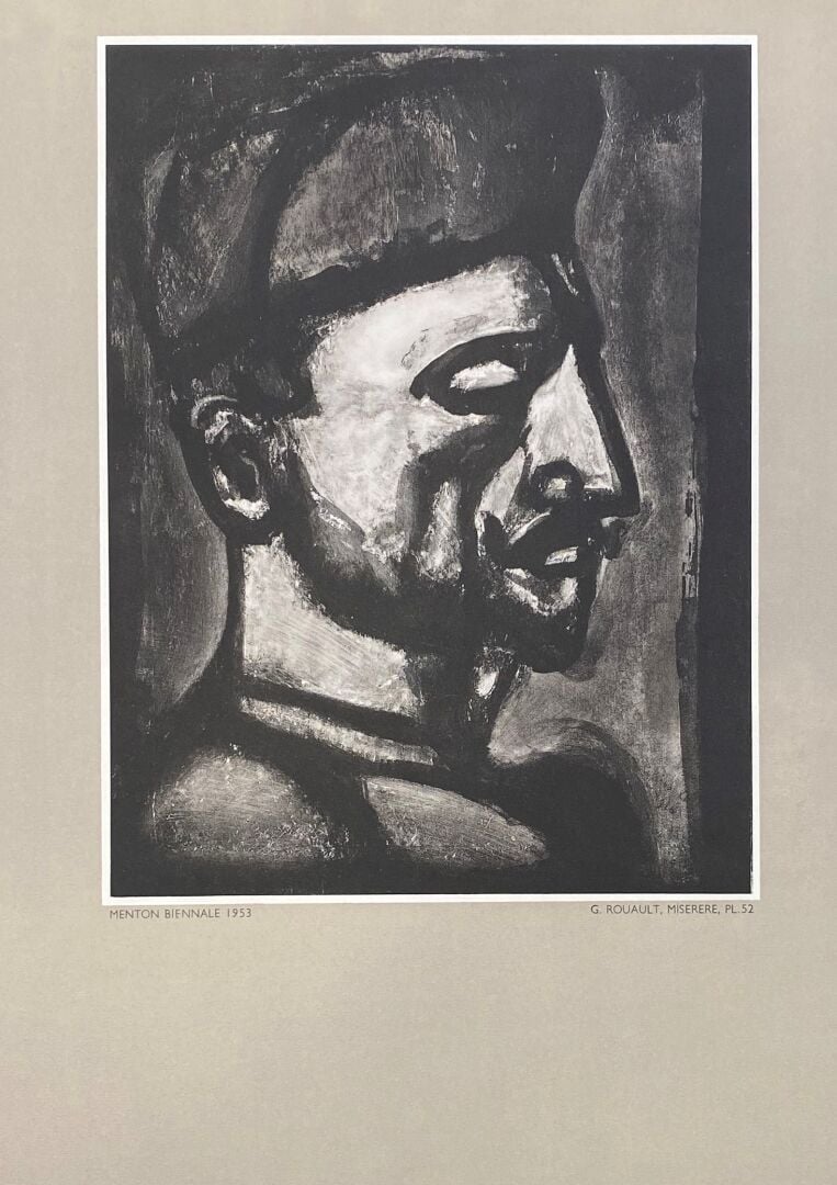 Georges ROUAULT (1871-1958), d'après - Miserere - Menton Biennale 1953 , Planch…