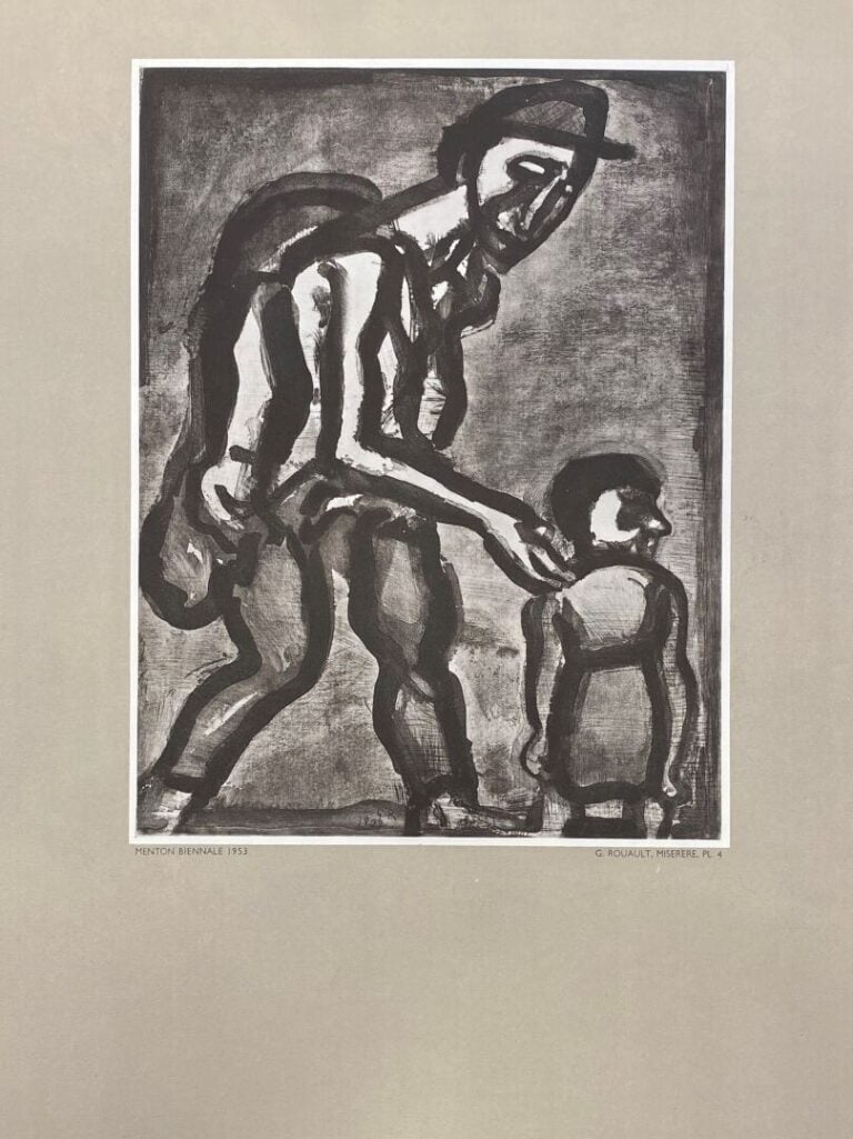 Georges ROUAULT (1871-1958), d'après - Miserere - Menton Biennale 1953 , Planch…
