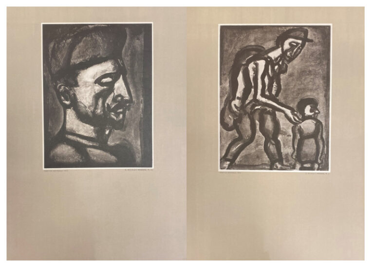 Georges ROUAULT (1871-1958), d'après - Miserere - Menton Biennale 1953 , Planch…