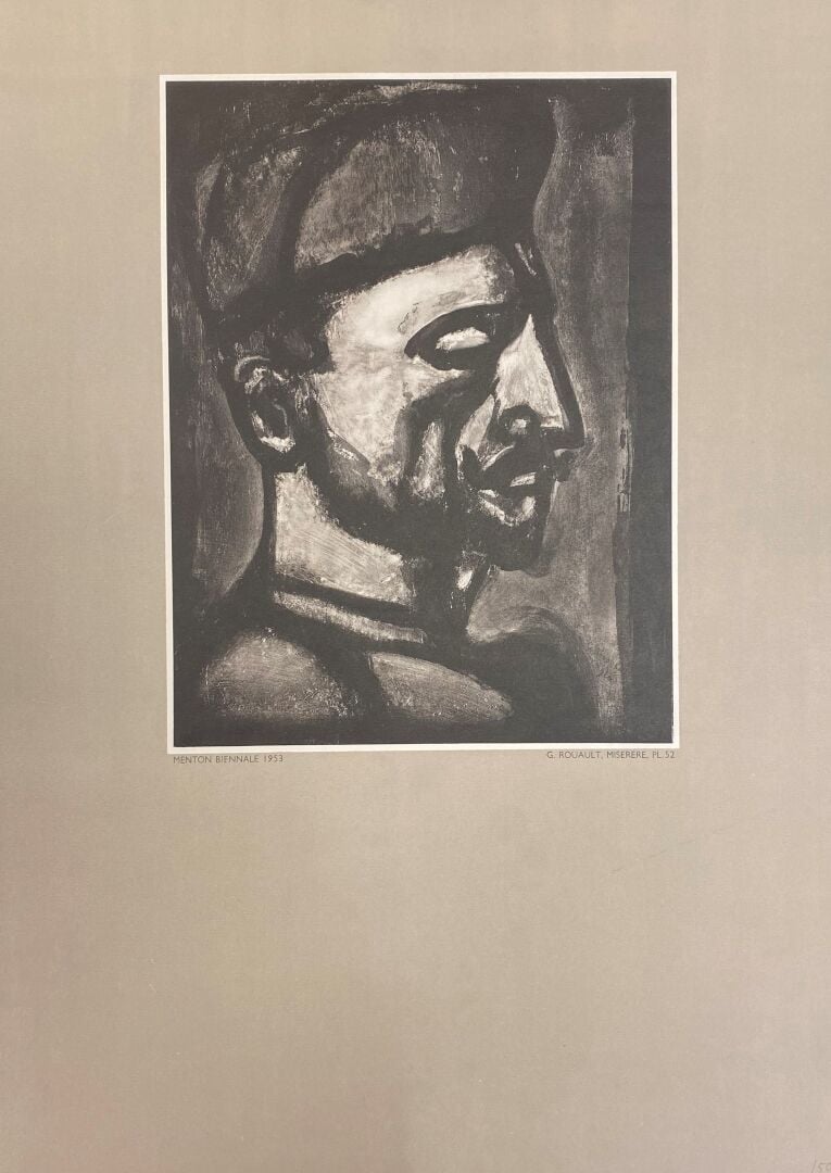 Georges ROUAULT (1871-1958), d'après - Miserere - Menton Biennale 1953 , Planch…