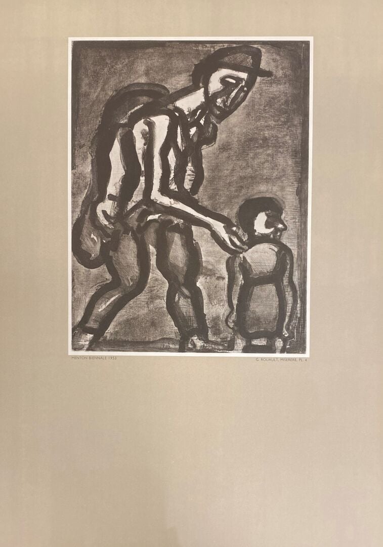 Georges ROUAULT (1871-1958), d'après - Miserere - Menton Biennale 1953 , Planch…
