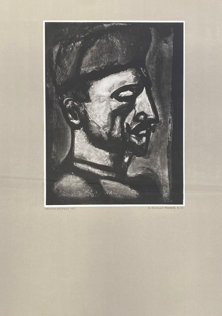 Georges ROUAULT (1871-1958), d'après - Miserere - Menton Biennale 1953, Planche…