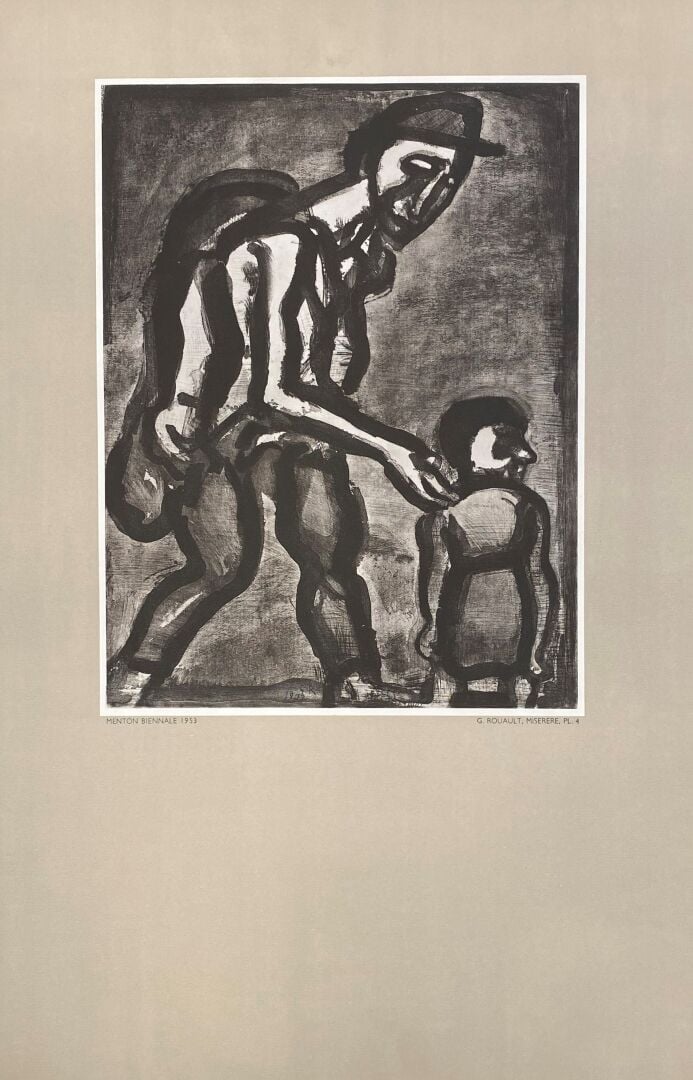 Georges ROUAULT (1871-1958), d'après - Miserere - Menton Biennale 1953, Planche…