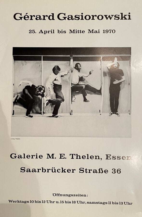 Gérard GASIOROWSKI (1930-1986) (01151 - Galerie Maeght - Galerie Thelen, 1970 -…