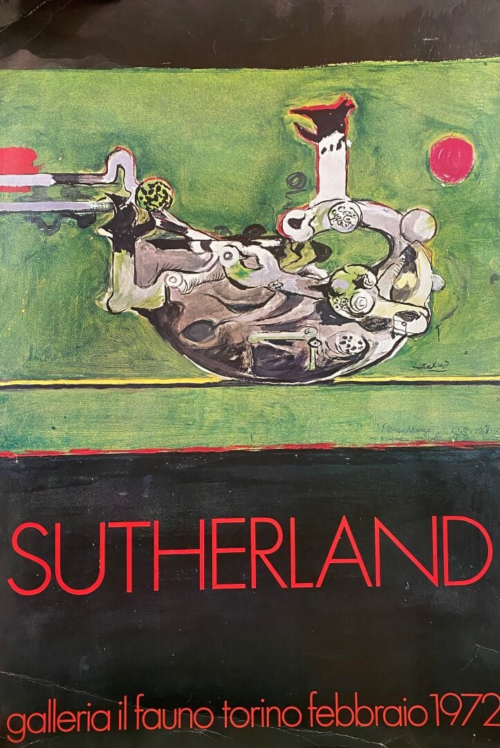 Graham SUTHERLAND (1903-1980), d'après - Galleria il faun torino febbraio 1972…
