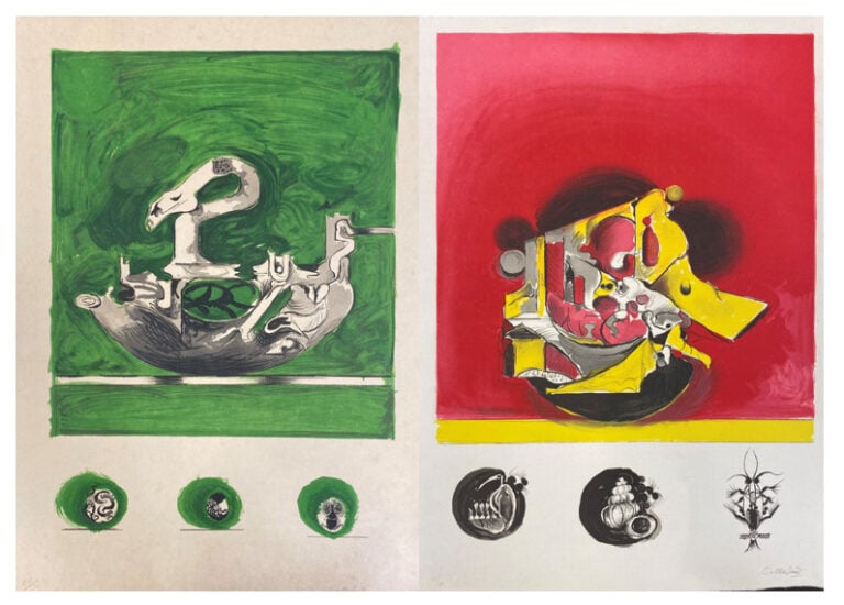 Graham Vivian SUTHERLAND (1903-1980) - Composition (Forme en Cygne) et Composit…