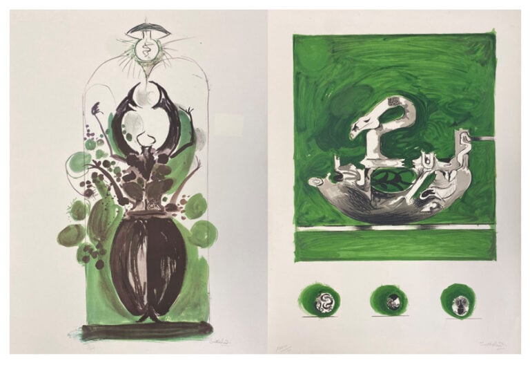 Graham Vivian SUTHERLAND (1903-1980) - Composition (Forme en Cygne) et Composit…