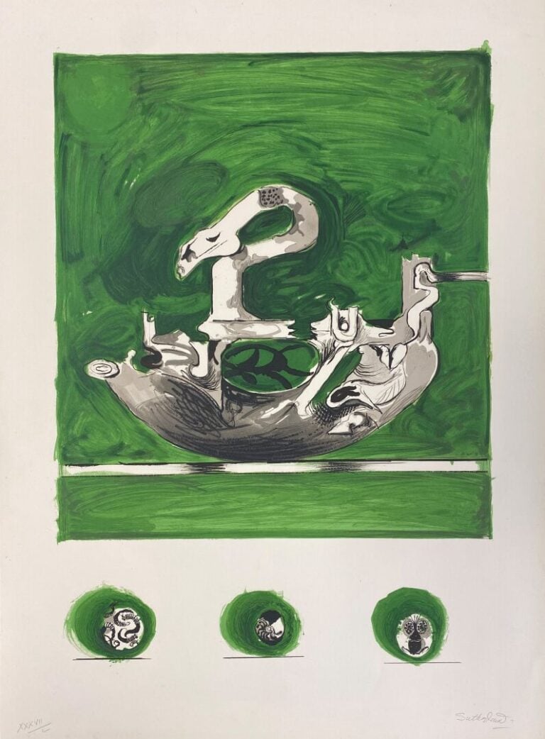 Graham Vivian SUTHERLAND (1903-1980) - Composition (Forme en Cygne) et Composit…