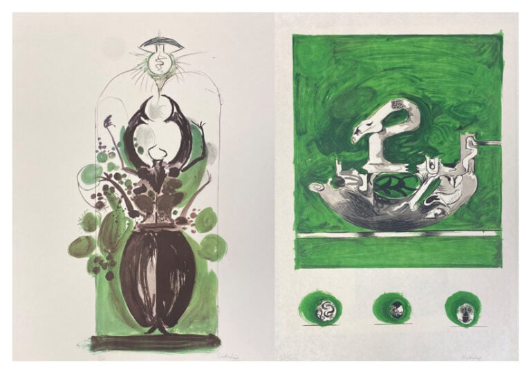 Graham Vivian SUTHERLAND (1903-1980) - Composition (Forme en Cygne) et Composit…