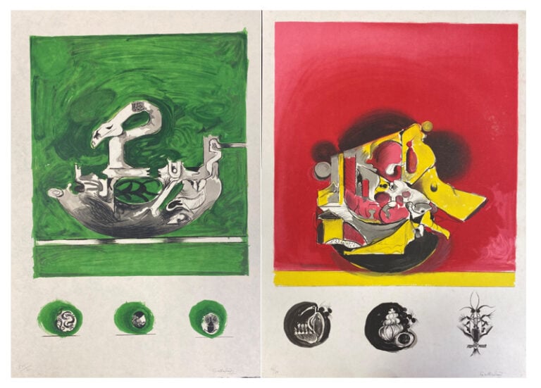 Graham Vivian SUTHERLAND (1903-1980) - Composition (Forme en Cygne) et Composit…
