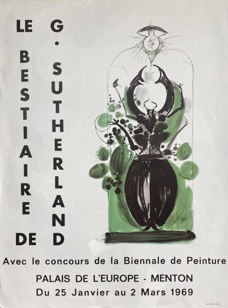 Graham Vivian SUTHERLAND (1903-1980), d'après - Le cygne et la roche - Neuvième…