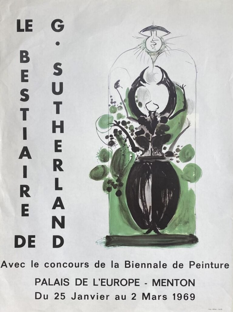Graham Vivian SUTHERLAND (1903-1980), d'après - Le cygne et la roche - Neuvième…