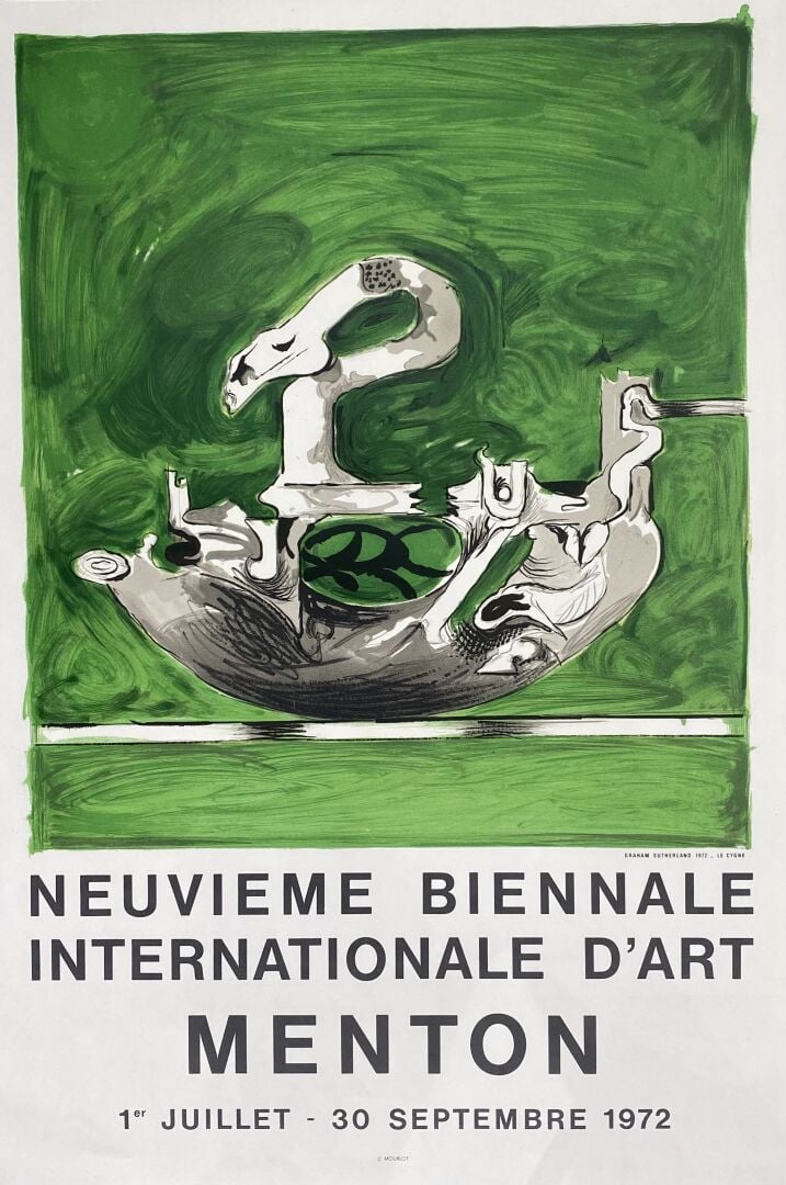Graham Vivian SUTHERLAND (1903-1980), d'après - Le cygne et la roche - Neuvième…