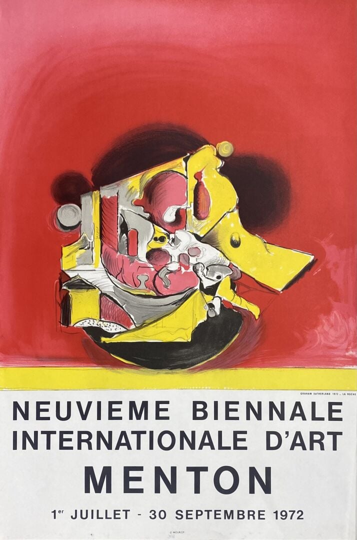 Graham Vivian SUTHERLAND (1903-1980), d'après - Le cygne et la roche - Neuvième…