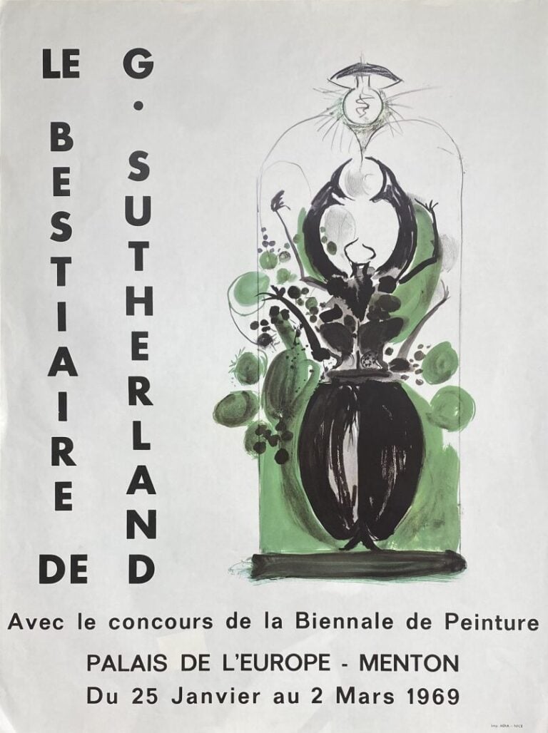 Graham Vivian SUTHERLAND (1903-1980), d'après - Le cygne et la roche - Neuvième…