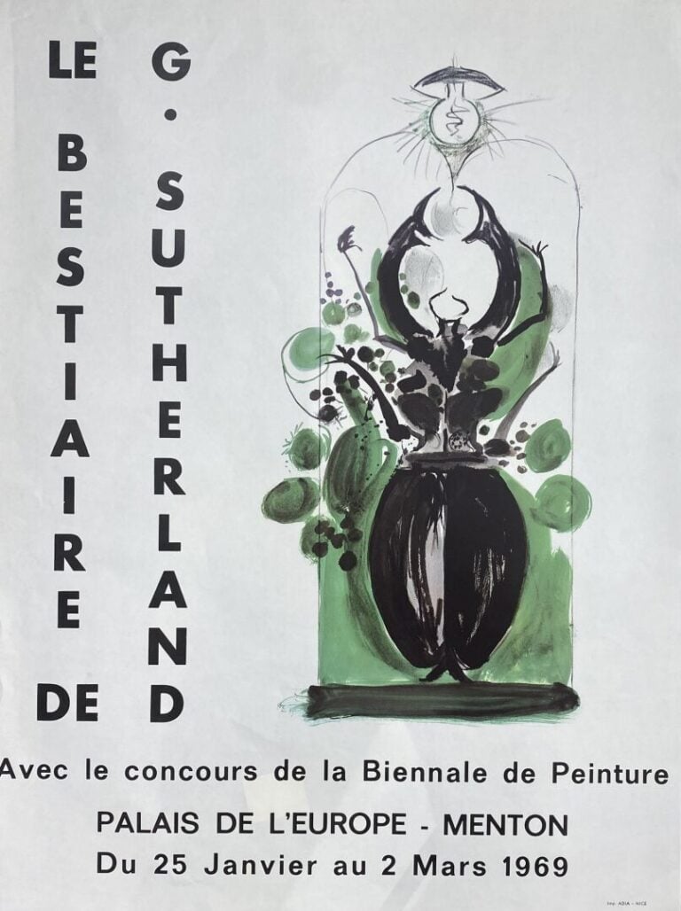Graham Vivian SUTHERLAND (1903-1980), d'après - Le cygne et la roche - Neuvième…