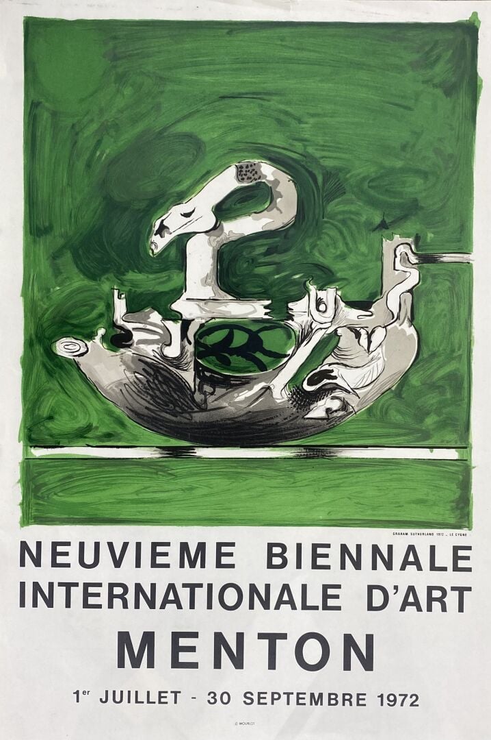 Graham Vivian SUTHERLAND (1903-1980), d'après - Le cygne et la roche - Neuvième…