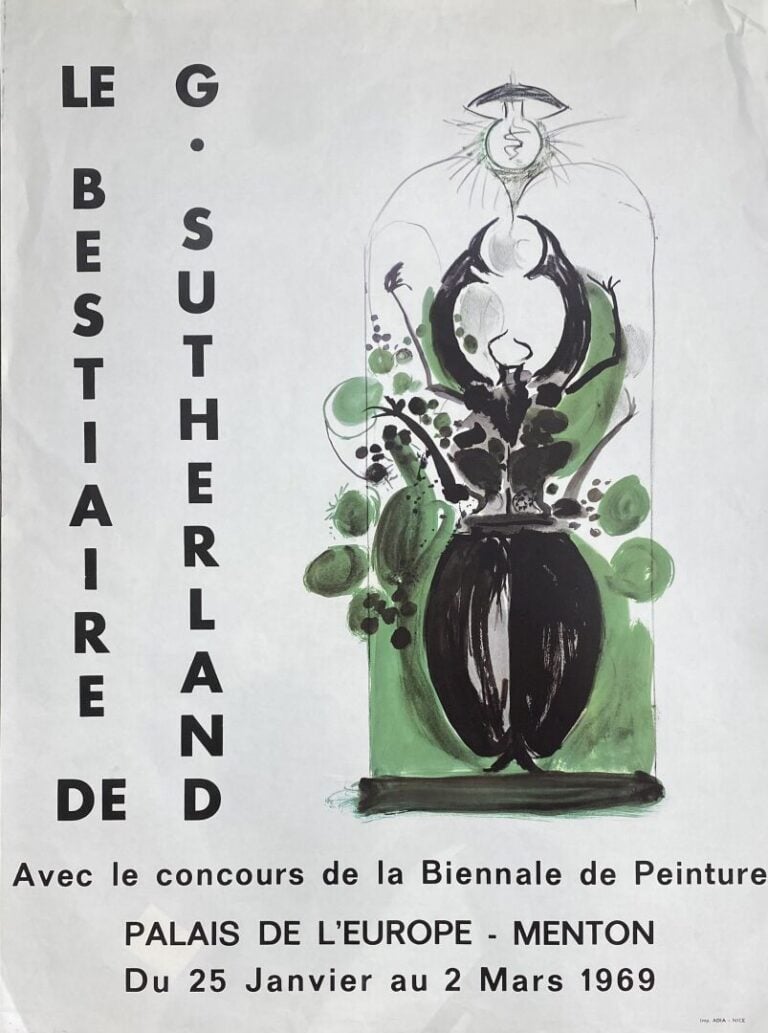 Graham Vivian SUTHERLAND (1903-1980), d'après - Le cygne et la roche - Neuvième…