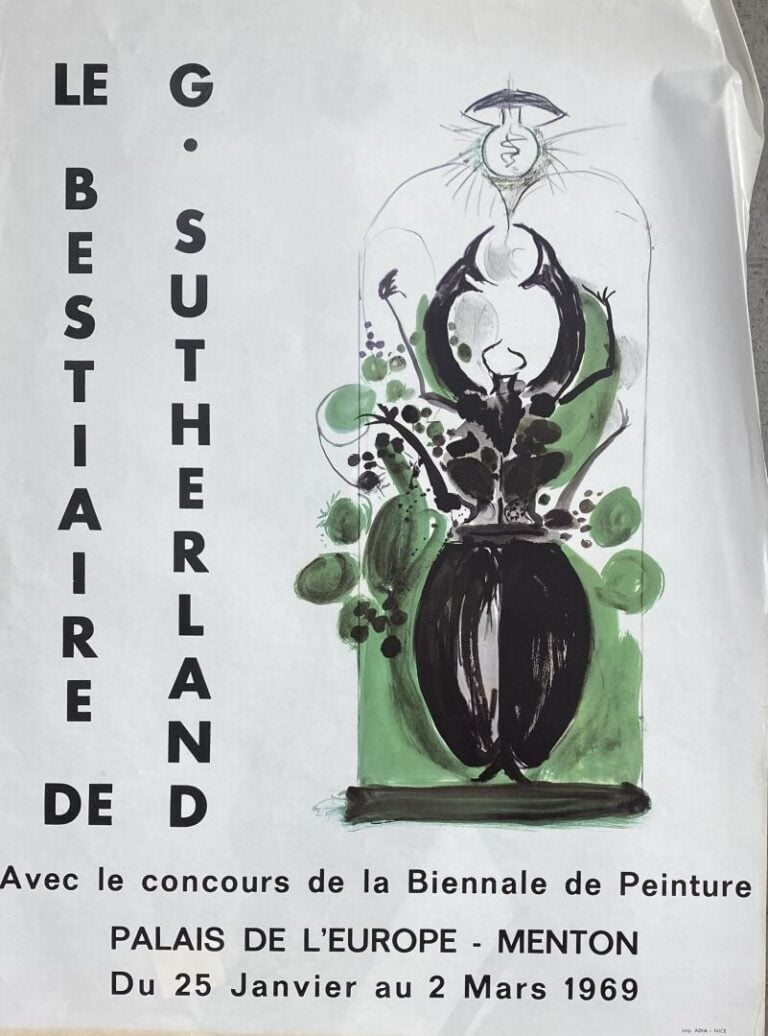 Graham Vivian SUTHERLAND (1903-1980), d'après - Le cygne et la roche - Neuvième…