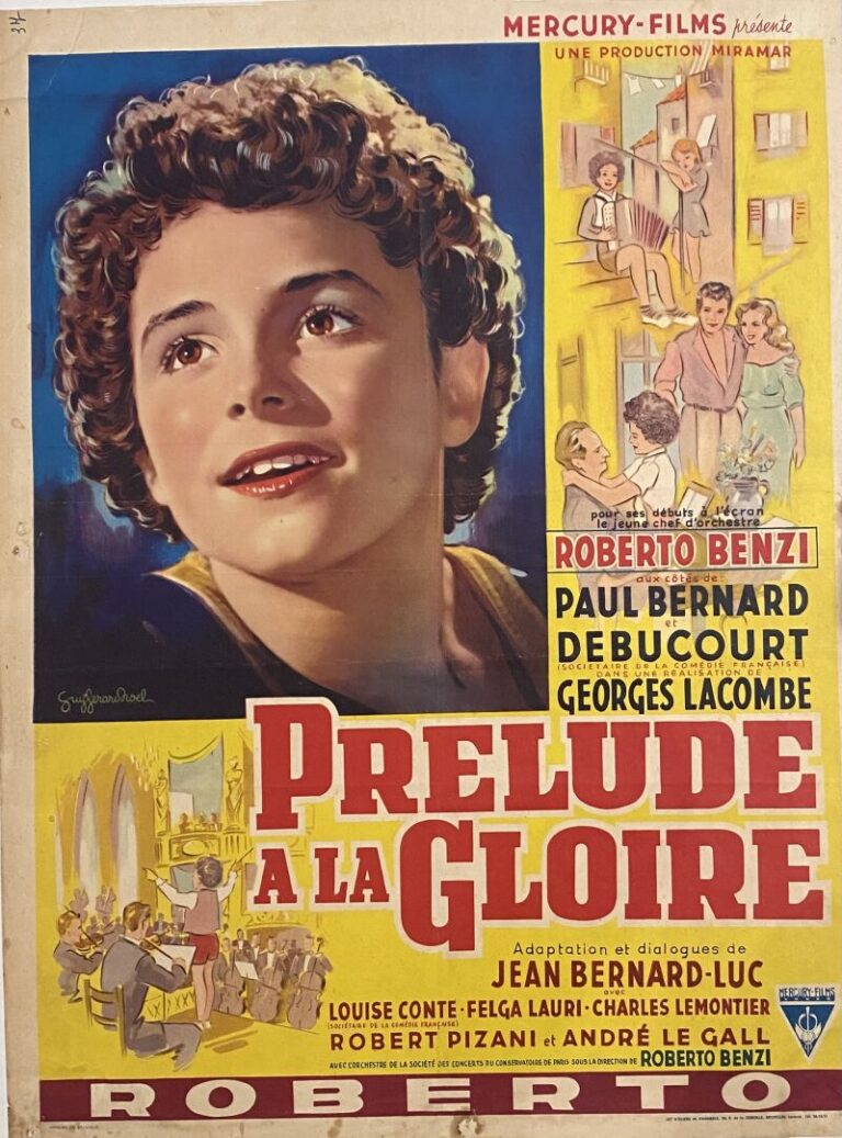 Important lot d'affiches de films dont : - - Nana, Martine Carol, Charles Boyer…