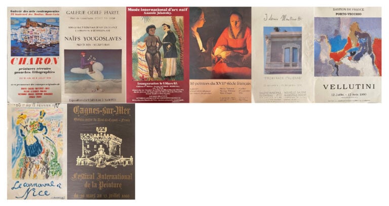 Important lot d'affiches de musées, galeries, reproductions comprenant : - - Le…