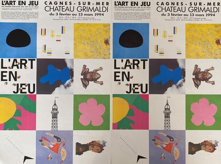 Important lot d'affiches de musées, galeries, reproductions comprenant : - - Le…