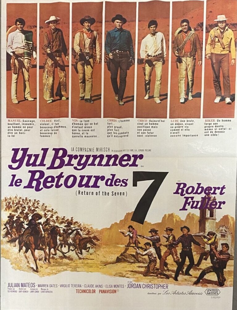 Important lot d'environ 13 affiches de cinéma et reproductions comprenant : La…