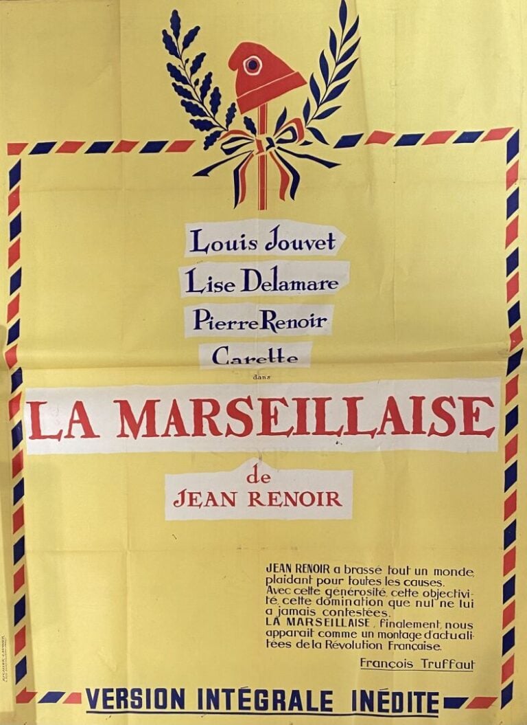 Important lot d'environ 20 affiches de cinéma et reproductions comprenant : Mon…
