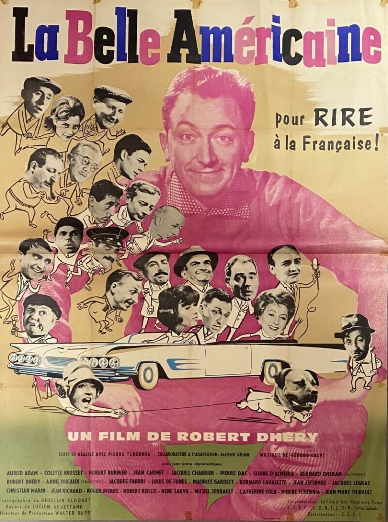 Important lot d'environ 20 affiches de cinéma et reproductions comprenant : Mon…