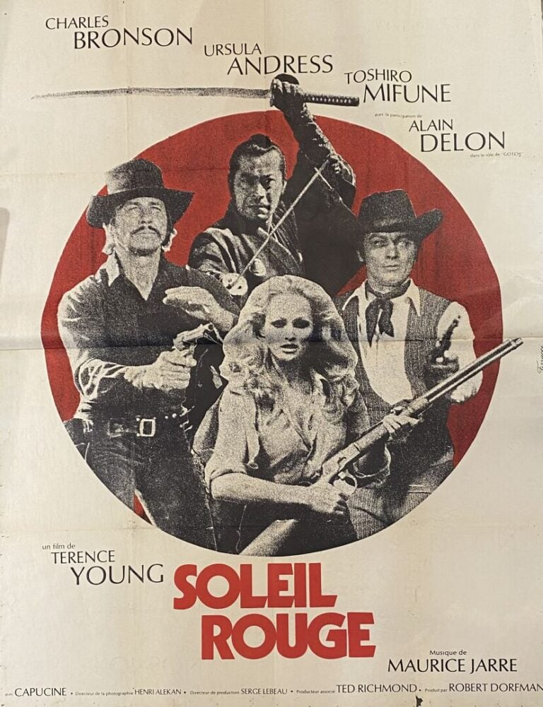 Important lot d'environ 24 affiches de cinéma et reproductions comprenant : La…