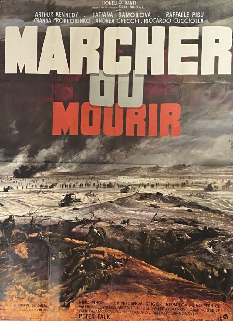 Important lot d'environ 24 affiches de cinéma et reproductions comprenant : La…