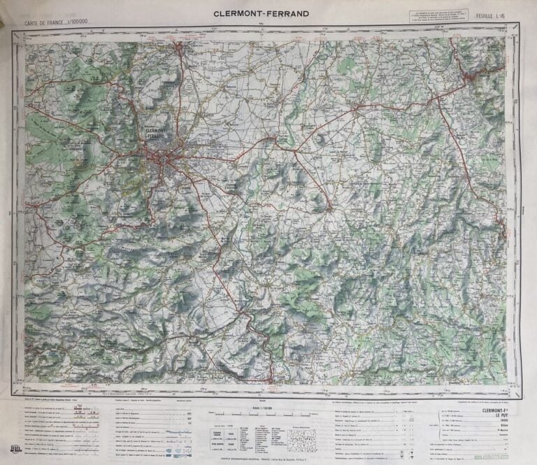 Important lot de gravures diverses représentant des cartes notamment de Metz/Th…