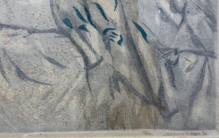 Jacques VILLON (1875-1963) - Olympia d'après Edouard MANET - Lithographie - 49…