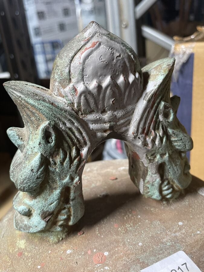 JAPON - Fin XIXème, début XXème - Cloche de temple en bronze (bonshô) de forme…