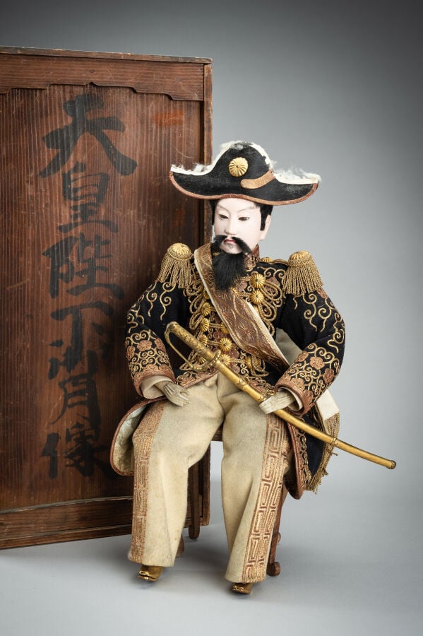 JAPON - XIXème - Poupée pour festival Hinamatsuri (Festival des filles) par Ôki…