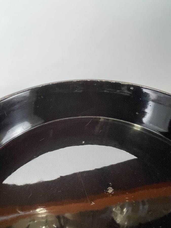 JAPON - XIXème/XXème siècle - Paire de deux boites hokai cylindriques en bois l…