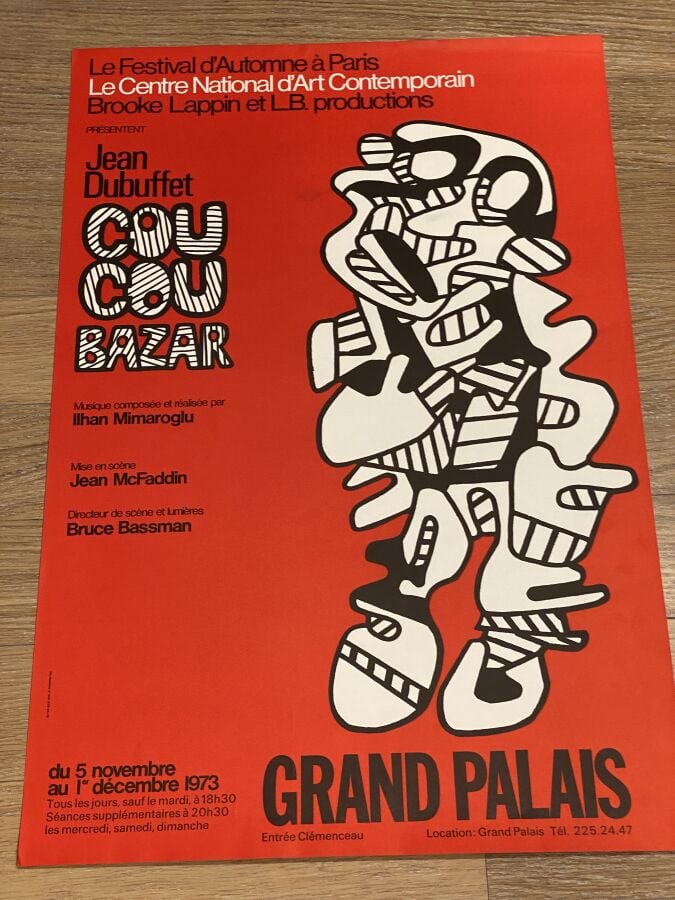 Jean DUBUFFET (1901-1985) - Coucou Bazar - Grand Palais 5 novembre au 1er décem…