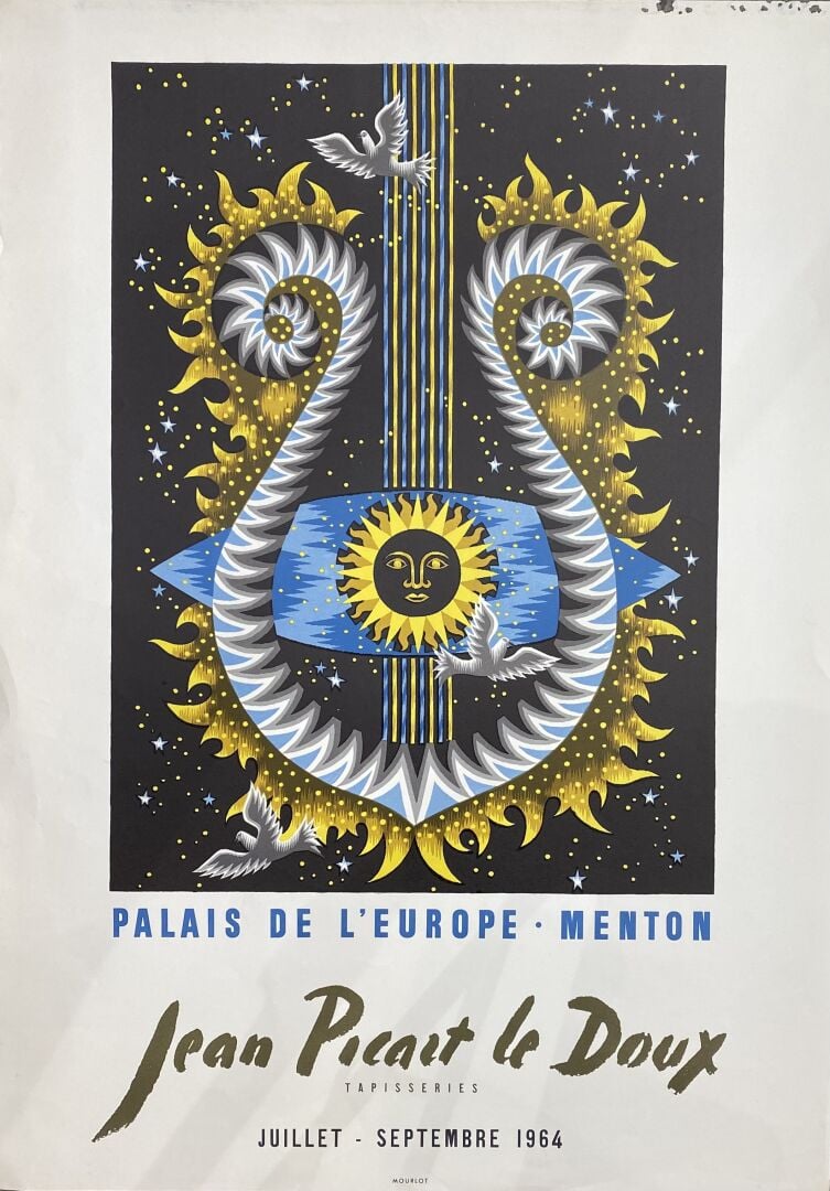 Jean PICART LE DOUX (1902-1982), d'après - Menton Soleil Musique Côte d'Azur et…